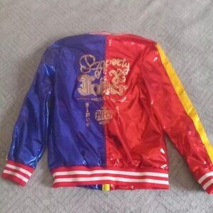 Harley Quinn "Property of Joker" Suicide Squad jacket (youth sz L) CHILD COSTUME